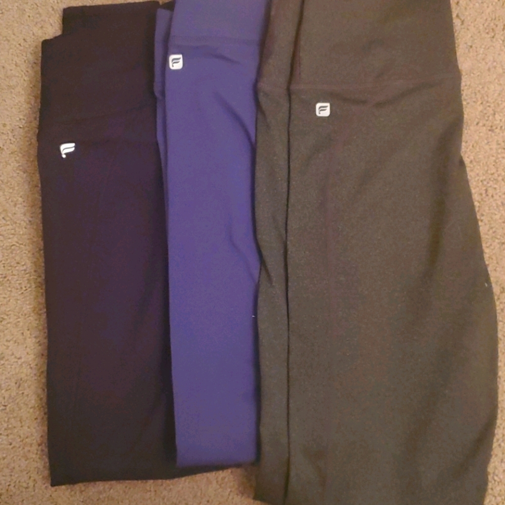 3 NWT Fabletics Powerhold Leggings